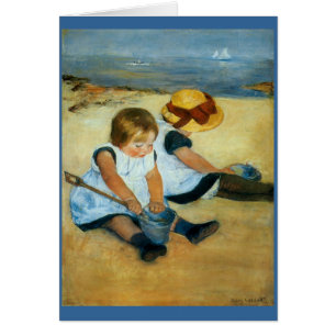 Mary Cassatt's Children on the Beach (1884)
