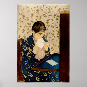 Mary Cassatt's The Letter (circa 1891) Poster