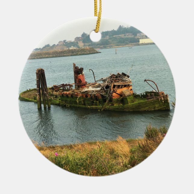 Mary D. Hume, Gold Beach, Oregon Ceramic Ornament (Front)