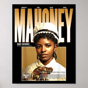 Mary Eliza Mahoney First Black Nurse Pioneer 1879 Poster