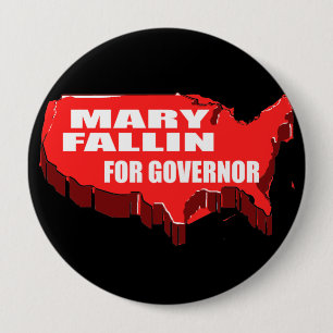 MARY FALLIN FOR GOVERNOR 10 CM ROUND BADGE