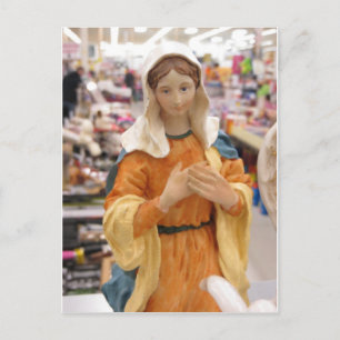 Mary Figurine Postcard
