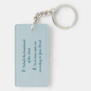 Mary, from F. Lippi’s Annunciation (Detail; M 038) Key Ring