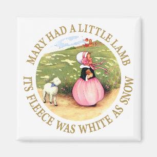 Mary Had a Little Lamb Magnet
