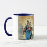 Mary Help of Christians Pray for Us Mug<br><div class="desc">This mug is a wonderful way to remember to pray to Mary Help of Christians for intercession with Jesus Christ. The mug comes in many different styles and can be easily customised: Add a name, a picture, change the font, background colour, etc. For more selections like this, visit: www.zazzle.com/azorean and...</div>