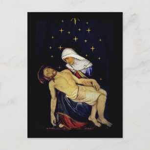 Mary Holding Jesus Postcard