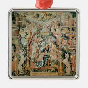 Mary in the Temple, Scenes from Life of the Metal Tree Decoration