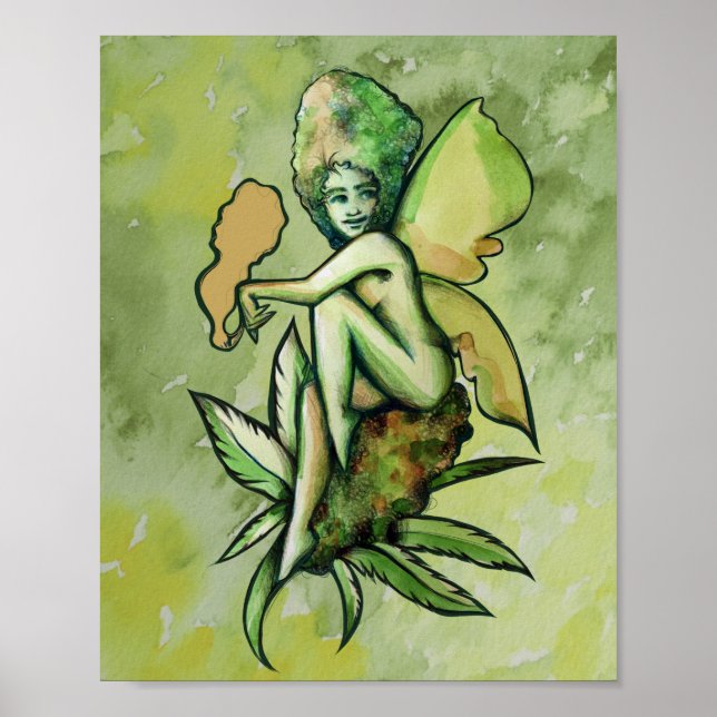Mary Jane Fairy Green Goddess Toker                Poster (Front)