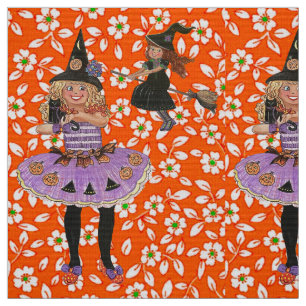 Mary & Jenny Halloween Witch Fabric