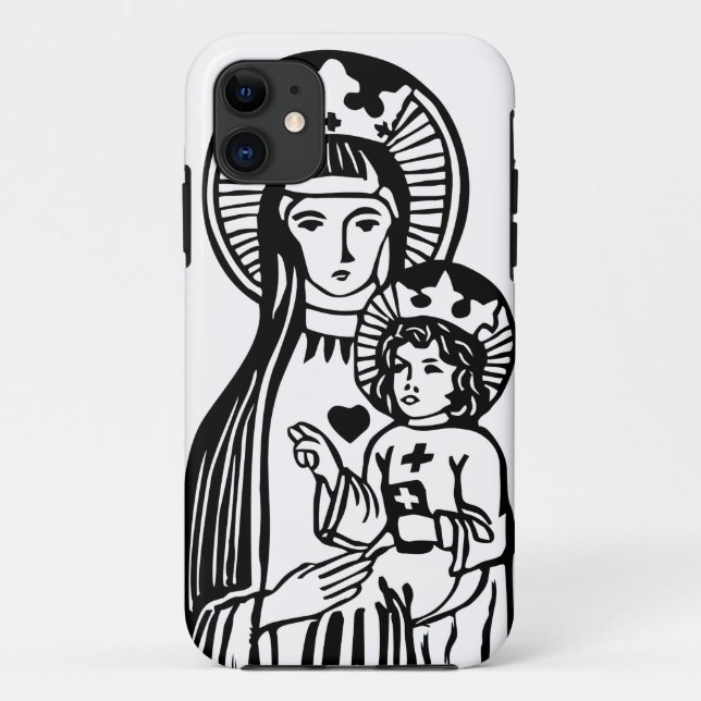 Mary & Jesus Case-Mate iPhone Case (Back)