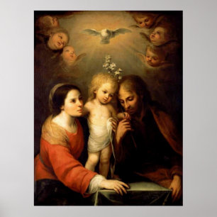 Mary, Jesus, & Joseph Poster