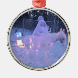 Mary Jesus Metal Tree Decoration