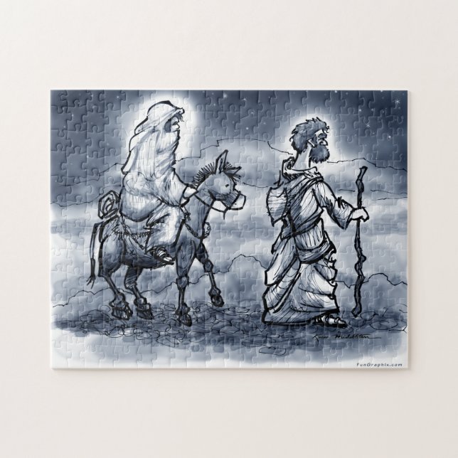 Mary & Joseph Jigsaw Puzzle (Horizontal)