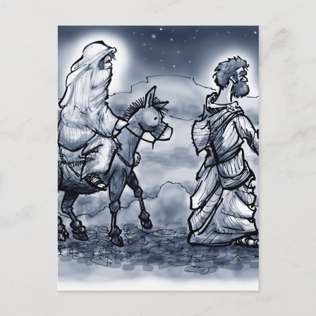 Mary & Joseph Postcard (Front)