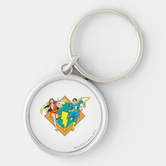 Mary & Junior Run Key Ring (Front)