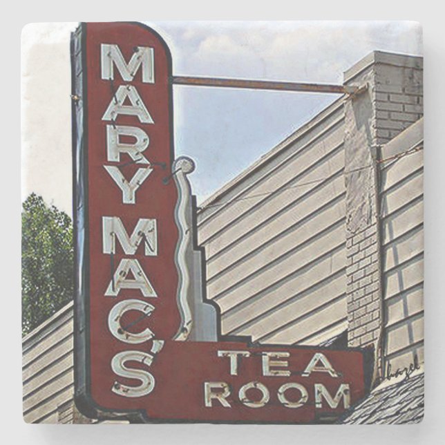 Mary Mac's Tea Room, Mary Mac's Atlanta, Mary Mac  Stone Coaster (Front)