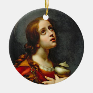 Mary Magdalene, 1660-70 (oil on canvas) Ceramic Tree Decoration