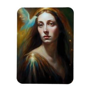 Mary Magdalene and a bird gorgeous All Occasions Magnet