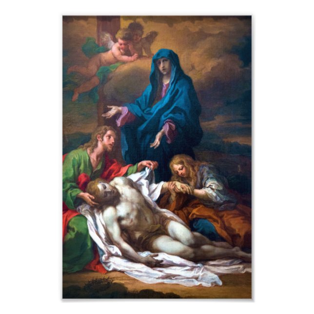 Mary Magdalene and Jesus Photo Print (Front)