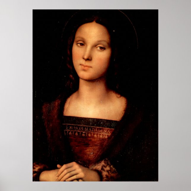 Mary Magdalene by Perugino Poster (Front)
