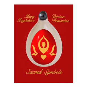 Mary Magdalene - Four Sacred Symbols Photo Print