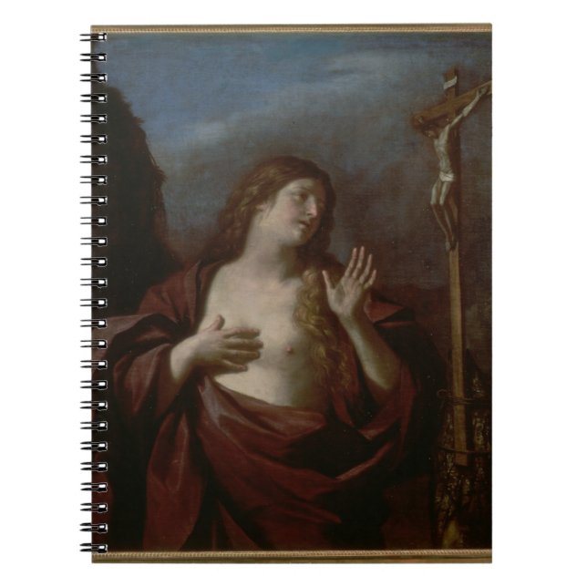 Mary Magdalene in Penitence (oil on canvas) 2 Notebook (Front)