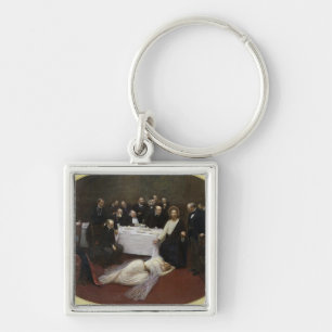 Mary Magdalene in the house of the Pharisee Key Ring