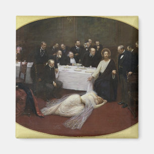 Mary Magdalene in the house of the Pharisee Magnet