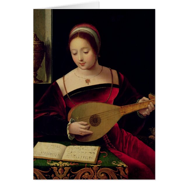 Mary Magdalene Playing the Lute (Front)