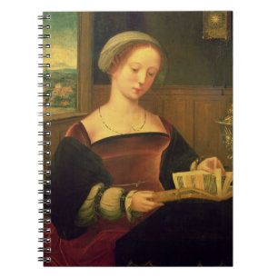 Mary Magdalene Reading (oil on panel) Notebook