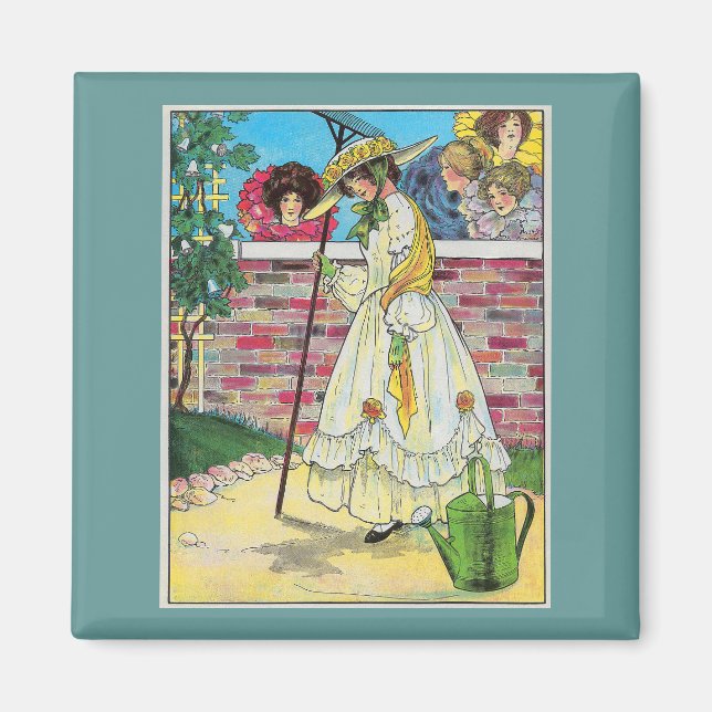 Mary Mary Quite Contrary How Does Your Garden Grow Magnet (Front)