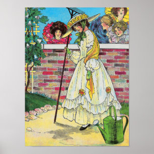 Mary Mary Quite Contrary How Does Your Garden Grow Poster