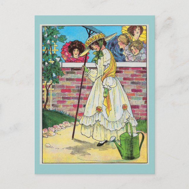Mary, Mary, quite contrary Postcard (Front)