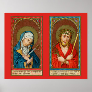 Mary, Mater Dolorosa & Jesus, Ecce Homo Poster