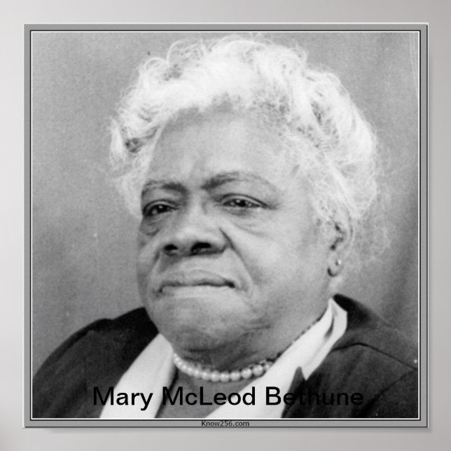 Mary McLeod Bethune Poster (Front)