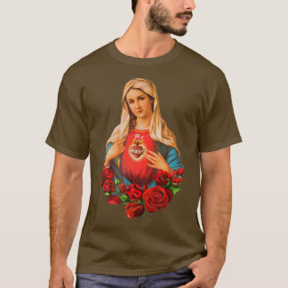 Mary Mother of God Heart of Virgin Mary Classic Ca T-Shirt