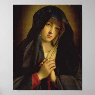 Mary Mother Of Jesus - The Madonna In Sorrow Poster