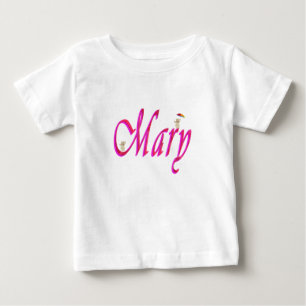 Mary, Name, Logo, With Teddy Bears, Baby T-Shirt