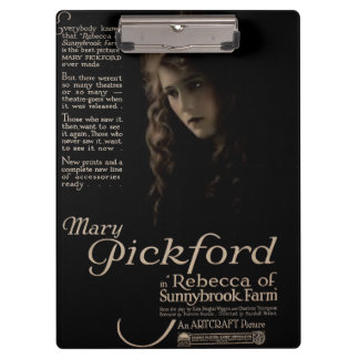 Mary Pickford 1920 silent movie exhibitor ad Clipboard