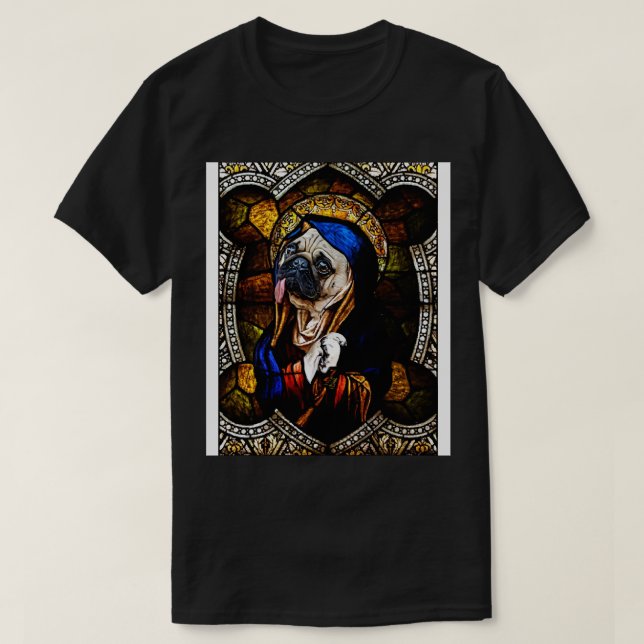 Mary Pug T-Shirt (Design Front)