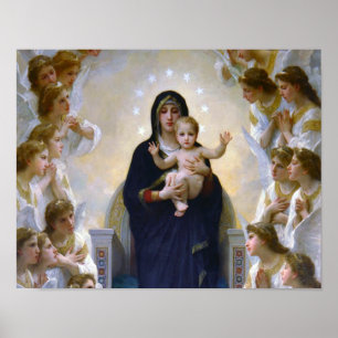 MARY QUEEN OF ANGELS POSTER