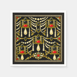 Mary Queen of Scots Jewells Inspired Design  Napkin