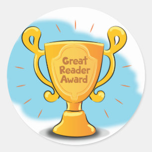 Mary Reads "Great Reader Award" Sticker