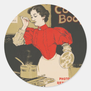 Mary Ronald's century cookbook Classic Round Sticker