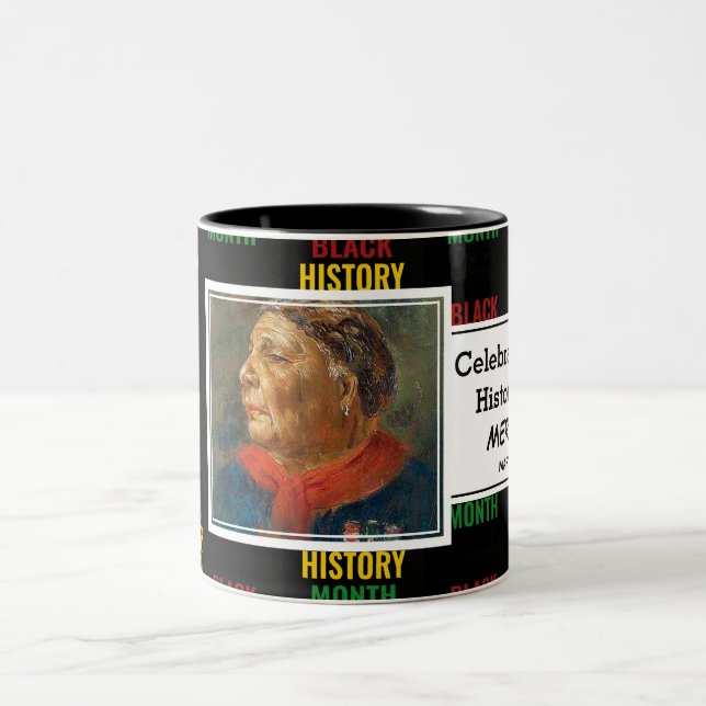 MARY SEACOLE Personalised | Black History Month Two-Tone Coffee Mug (Center)