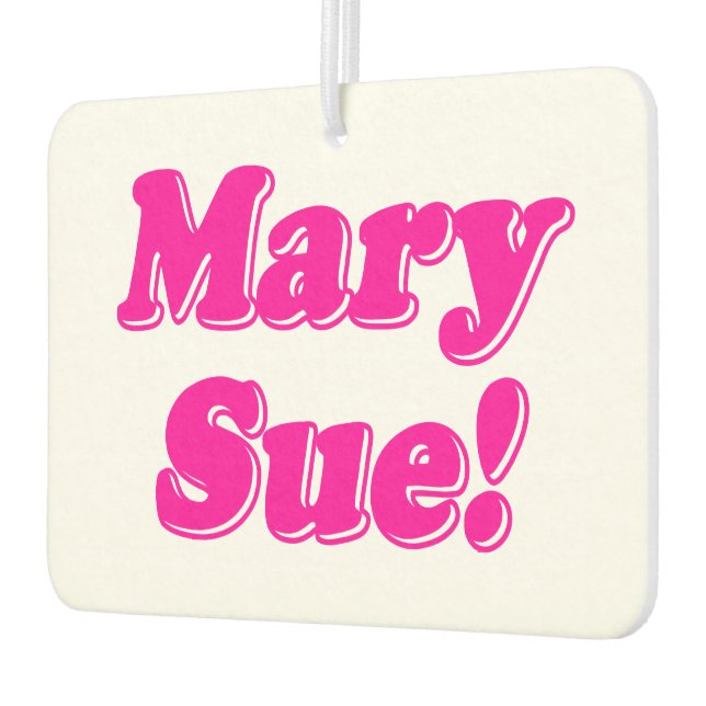 Mary Sue! Car Air Freshener (Left)