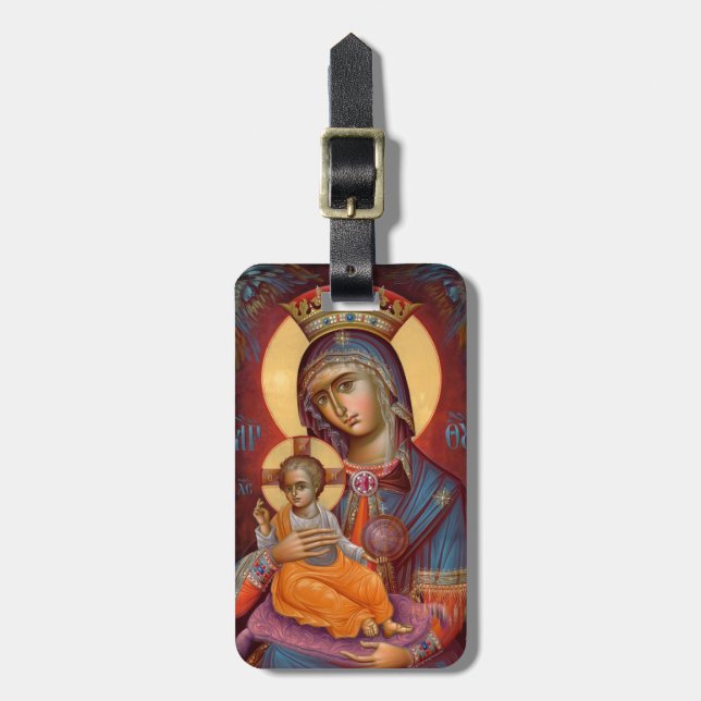 Mary - THEOTOKOS Luggage Tag (Front Vertical)