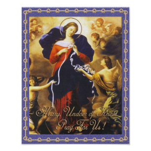 MARY, UNDOER OF KNOTS PRAY FOR US PHOTO PRINT