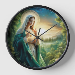Mary Virgin Jesus Clock