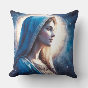 Mary Virgin Jesus  Cushion